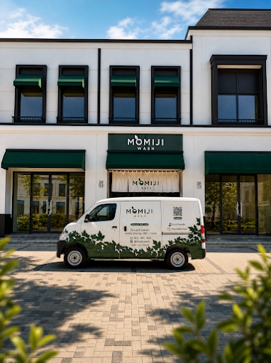 Van pickup dan delivery Momiji Wash